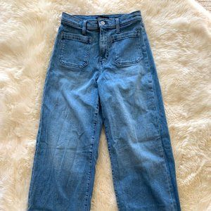 Banana Republic Wide Leg Light-Wash Jeans